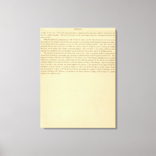 Toile L'atlas statistique de Scribner