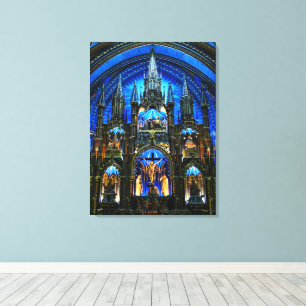 Toile L'autel de la cathédrale Notre-Dame
