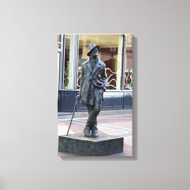 Toile L'auteur irlandais James Joyce, Dublin sculpture p (Recto)