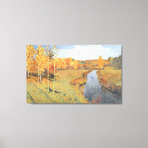 Toile L'automne doré d'Isaac Levitan