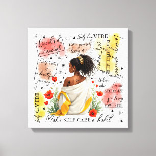 Toile L'autonomisation des femmes inspire une affirmatio