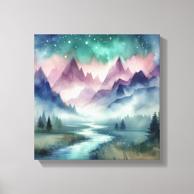 Toile Lavender Mountain Glow Back to School (Recto)