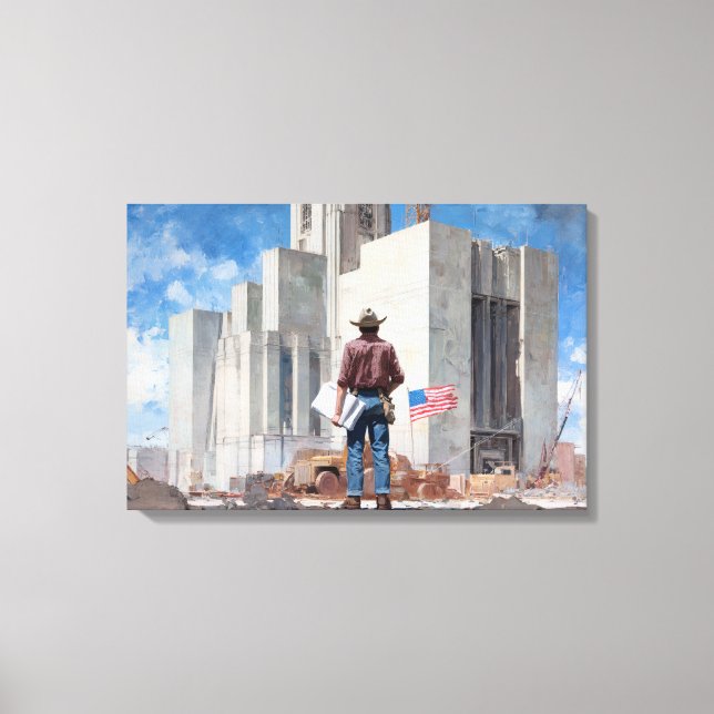 Toile Laying the Foundations  (Recto)