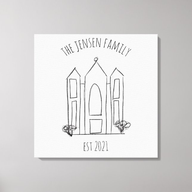 Toile LDS Salt Lake City (Recto)