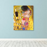 Le baiser de Gustav Klimt, Art Nouveau Vintage