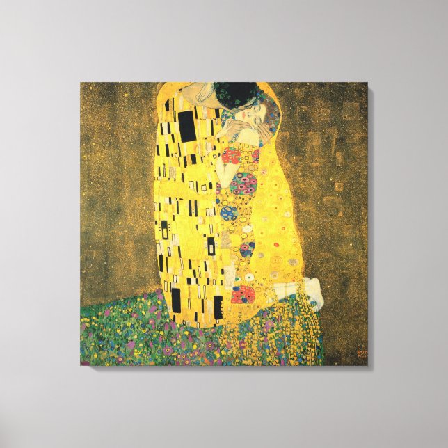 Toile Le baiser - Gustav Klimt (Recto)