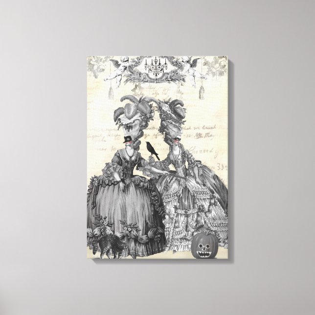 Toile Le bal d'Halloween (Recto)