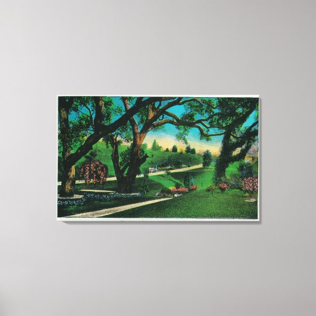 Toile Le Beau Jardins EnsoleillésPasadena, CA (Recto)