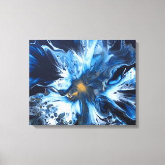 Toile Le blues - Acrylique Florom Néerlandais Pour Peind