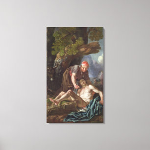 Toile Le bon Samaritain, c.1751-52 (huile sur la toile)