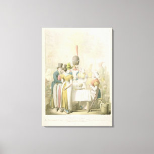 Toile Le boulevard du Temple, du 'tableau De