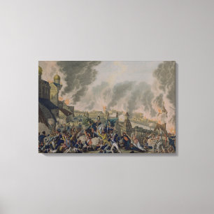 Toile Le Burning de Moscou, le 15 septembre 1812, 1813