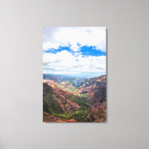 Toile Le canyon de Waimea