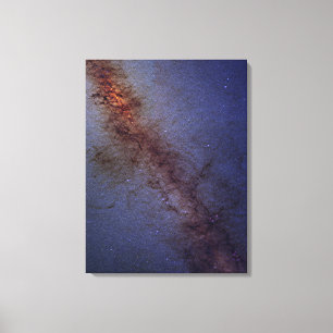 Toile Le centre de notre galaxie de manière laiteuse