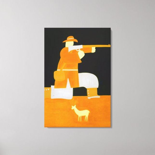 Toile Le chasseur 1998 (Recto)