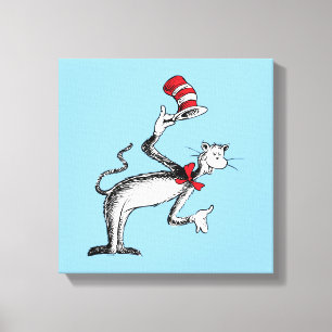Toile Le Chat dans le Chapeau prend un bain de foule