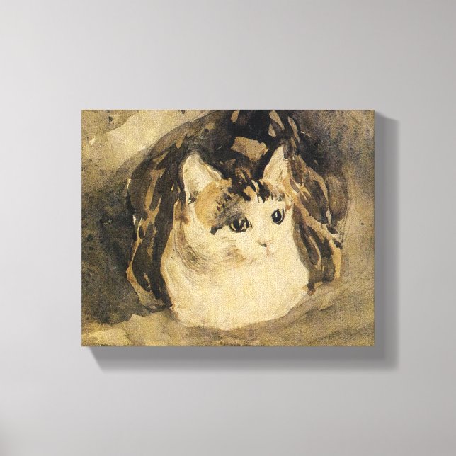 Toile Le chat (par Gwen John) (Recto)