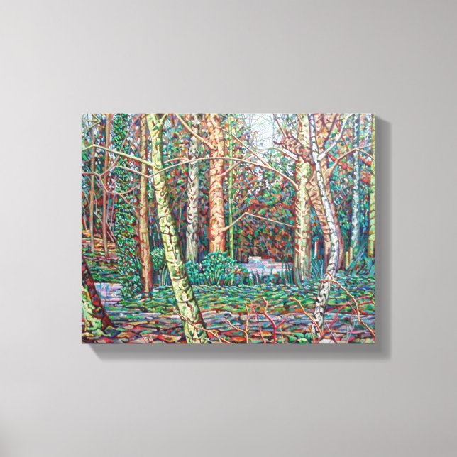 Toile Le chemin de janvier (Recto)
