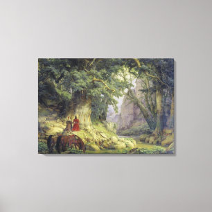 Toile Le chêne millénaire (de Karl Lessing)