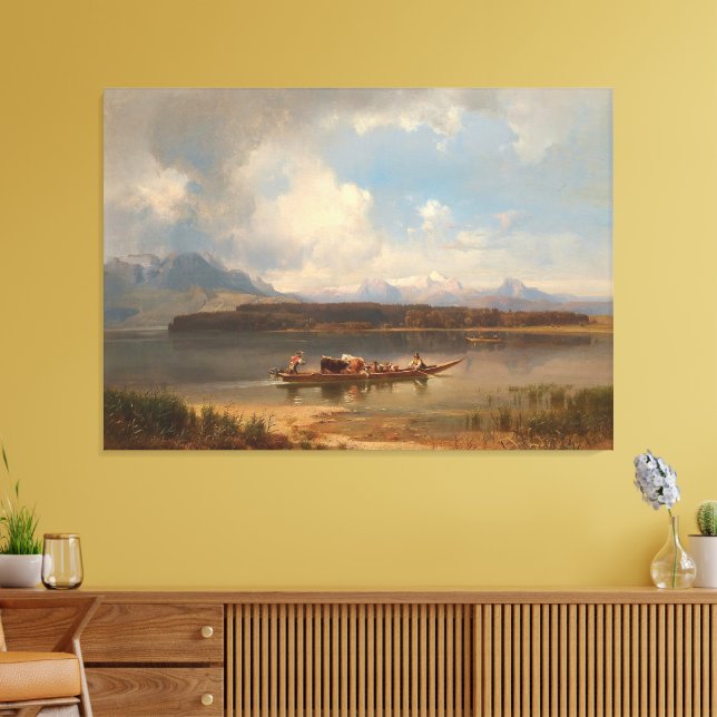 Toile Le Chiemsee en automne (Insitu(Salon))