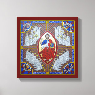 Toile Le Christ en Majesté et les 24 Anciens