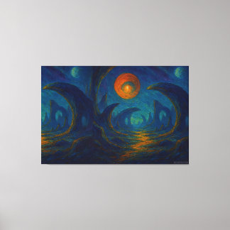 Toile Le ciel de la caverne