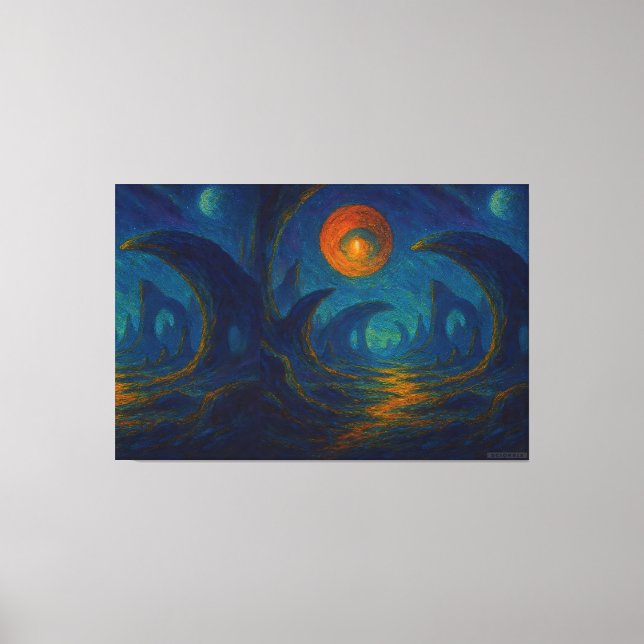 Toile Le ciel de la caverne (Recto)
