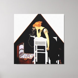 Toile Le coffre d'argent par C Coles Phillips