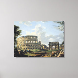 Toile Le Colosseum et la voûte de Constantine
