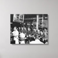 Le comptoir de Pete, 1950