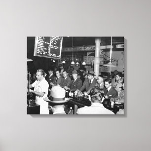 Toile Le comptoir de Pete, 1950