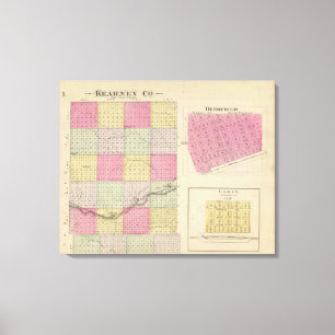 Toile Le comté de Kearney, Deerfield, Lakin, le Kansas
