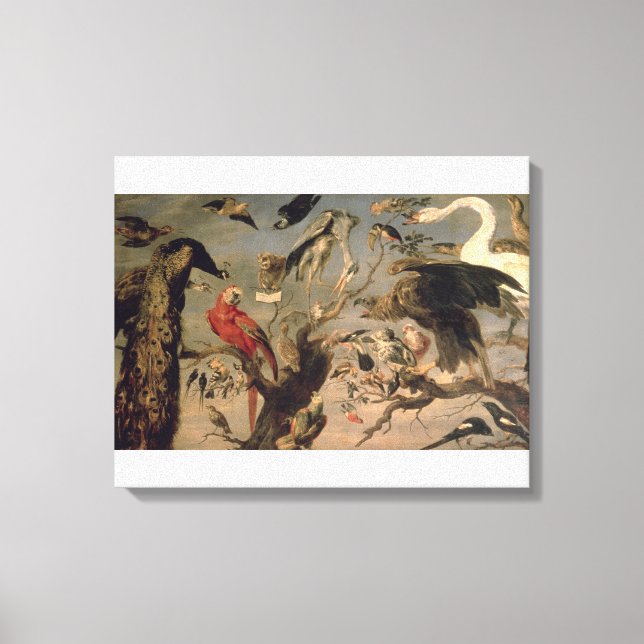 Toile Le concert des oiseaux (Recto)
