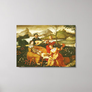 Toile Le concert extérieur