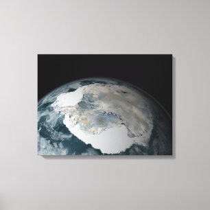 Toile Le continent congelé de l'Antarctique