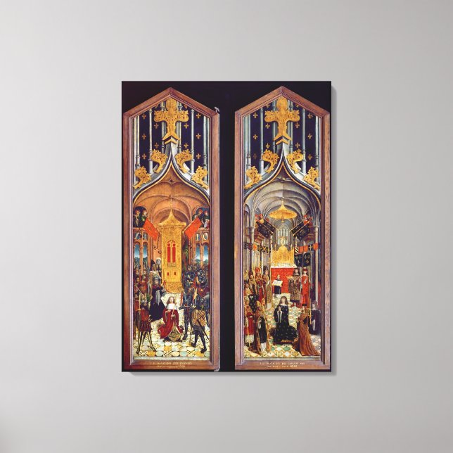 Toile Le couronnement de David et Louis XII 1501 (Recto)