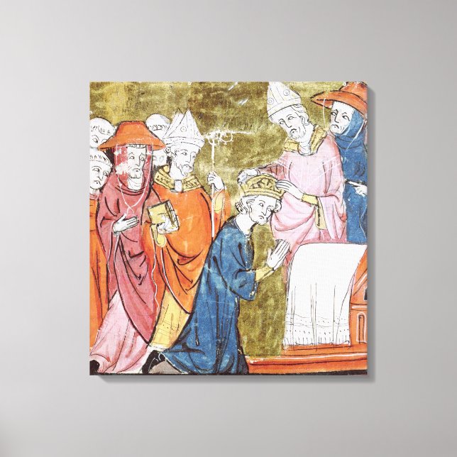 Toile Le couronnement de l'empereur Charlemagne (Recto)
