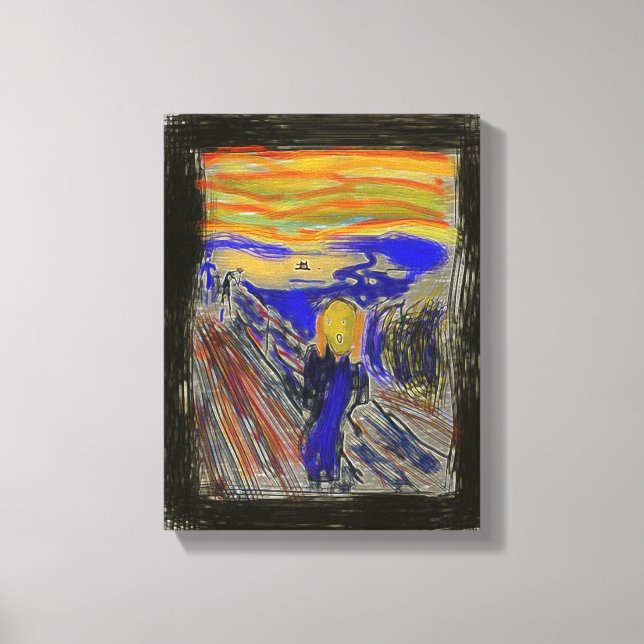 Toile Le cri (Recto)