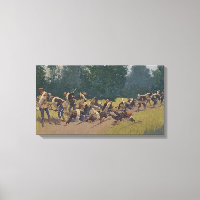 Toile Le cri d'éclat à San Juan Hill (Recto)