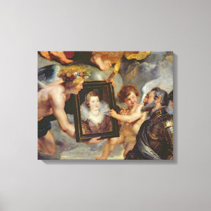 Toile Le cycle de Medici : Portrait de réception de