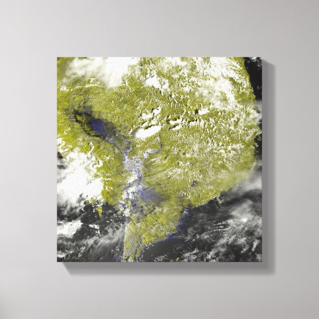 Toile Le delta du Mékong et la Tonle Sap (Recto)