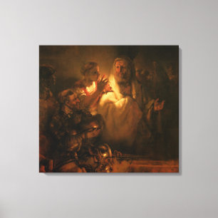 Toile Le démenti de St Peter, 1660 (huile sur la toile)