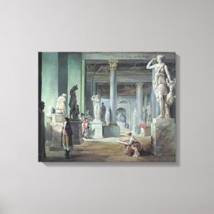 Toile Le DES Saisons au Louvre, C. 1802 de Salle