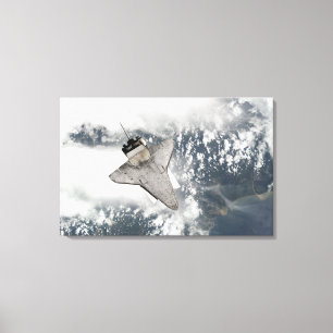 Toile Le dessous de la découverte de navette spatiale