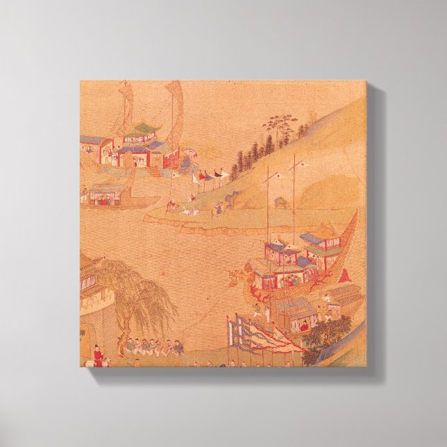 Toile Le deuxième empereur sui, Yangdi (Recto)