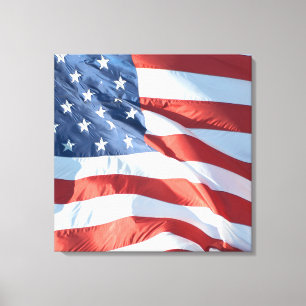 Toile Le drapeau américain - Un art patriotique