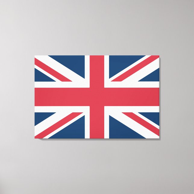Toile Le drapeau britannique Union Jack (Recto)