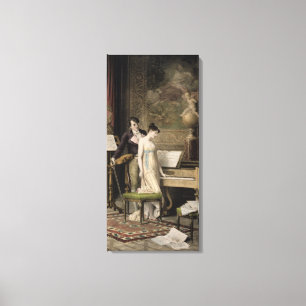 Toile Le duo (mezzotinto)