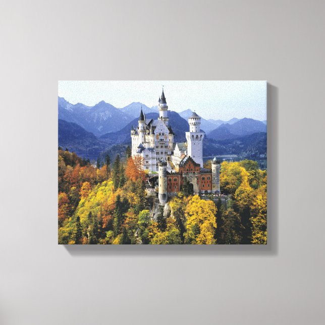 Toile Le fantaisiste Neuschwanstein est l'un des trois (Recto)