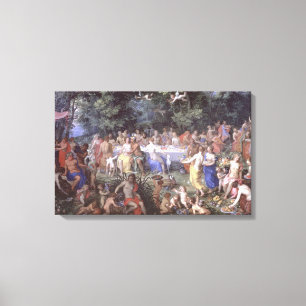 Toile Le festin des dieux (huile sur la toile)